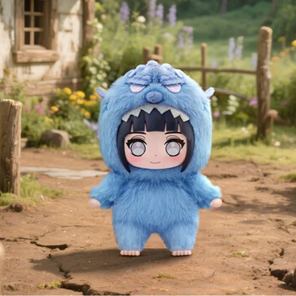 Blue Monster Plush Toy